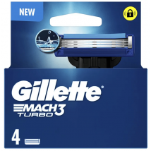 Gillette Mach3 Turbo Ricariche 4 unità