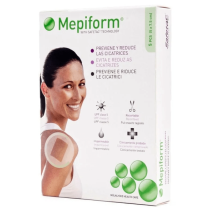 Curativos Mepiform Silicone 5x7,5 cm 5 Unidades