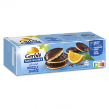 Gerblé Sans Sucres Génoise Chocolat Orange 140g Bio