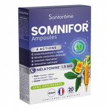 Santarome - Somnifor Ampoules - Complément alimentaire sommeil - & Plantes