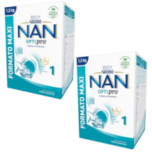 Nestlé Nan Optipro 1 Leche de Inicio 2x1200 gr