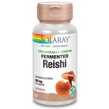 Reishi 500mg Solaray 60 Vegetable Capsules
