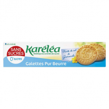 Karéléa Biscuits Sans Sucres Galettes Pur Beurre 150g