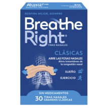 Breathe Right Tiras Nasales Grandes 30 uds