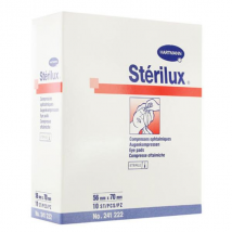 Hartmann Stérilux Compresses Ophtalmiques 10 compresses 56 x 70mm - Oculaire, Stérile, Absorbant -