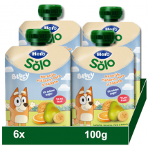 Hero Solo Laranja, Banana, Pêra e Bolacha Saco +6m 4x100 gr