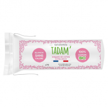 Tadam' Coton Disque Rond Bio 70 unités