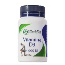 Vitaldiet Vitamina D3 2000 IU 120 cápsulas