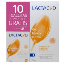 Lactacyd Gel Higiene Íntima 400ml + Toallitas Íntimas 10 uds.