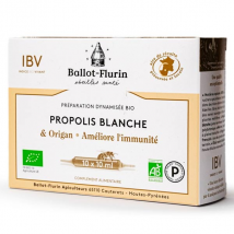 Ballot-Flurin Santé Préparation Dynamisée Propolis Blanche Origan Bio 10 ampoules