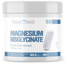 Natural Health Magnesium Bisglycinate 90 Cápsulas