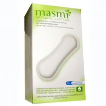 Masmi Serviettes Hygiéniques Coton Bio 16 unités - Sans Ailettes -