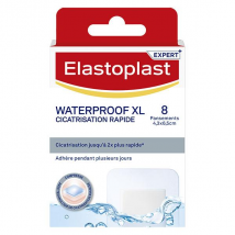 Elastoplast Expert Pansement Cicatrisation Rapide 8 unités - Discret, Absorbant, Protecteur -