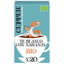 Cupper Té Blanco con Naranja BIO 20 Bolsitas