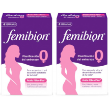 Femibion 0 Planificación Embarazo Ácido Fólico Plus 2x28 Comprimidos