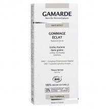 Gamarde White Effect Gommage Éclat Bio 40ml - Peeling, Mécanique - pour Hyperpigmentation et Taches