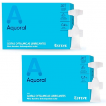 Aquoral Gotas Oftálmicas Lubricantes 2x20 uds