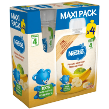 Nestlé Saco Banana e Maçã 4 x 90 gr