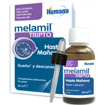 Humana Baby Melamil Tripto, Melatonina e Triptofano para Descanso Noturno 30 ml