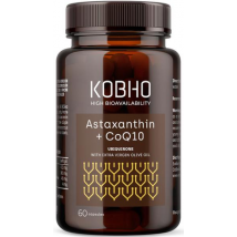 Kobho Labs Astaxantina + CoQ10 60 Perlas