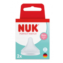 Tétine en silicone Nuk Perfect Match XL Flow +6m (2 unités)