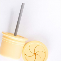 Minikoioi Vaso de Silicona 2 en 1 +6m Amarillo