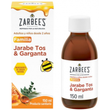 Zarbee's Jarabe Tos y Garganta Jarabe para la Tos con Miel 150 ml
