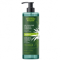 Château Rouge Gel Douche Surgras Unifiant Bambou 400ml - Unifiant - pour Peau Noire, Mate et Métisse