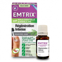 Emtrix Régénération Intense Ongles Abîmés avec Huile Essentielle d'Arbre à Thé 10 ml