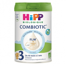 Hipp Lait 3 Combiotic FLM dès 10 mois et enfants en bas-âge 800g Bio - Classique -