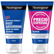 Neutrogena Crema de Manos Reparadora Absorción Rápida 2x75 ml