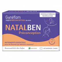 Gynéfam Supra PréConception Boîte de 2 mois 60 capsules
