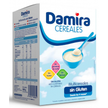 Damira Papilla Multicereales Sin Gluten FOS 4m+ 500 gr