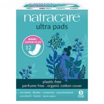 Natracare Serviettes Ultra Pads Super Plus Sans Ailettes 12 unités Bio