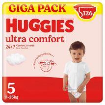 Fraldas Huggies Ultra Comfort Disney Tamanho 5 (11-25 kg) 126 unidades