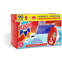 Bloom Mosquitos Eléctrico Aparato + Recambios 2 unidades