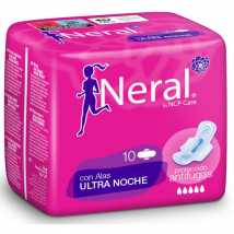 Neral Compresa Ultra Alas Noche 10 uds