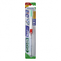 Gum Brosse à Dents N°125 Spécifique Ortho Pliante Souple - Medium -