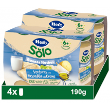Hero Baby Jars Hero Buenas Noches Legumes com Creme de Verdinho +6m 4x190 gr