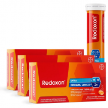 Redoxon Extra Defenses Vitamina D, C e Zinco 3x30 Comprimidos Efervescentes Laranja