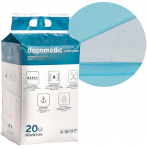 Dispomedic Empapador Absorbente Desechable 60x90cm 20 uds