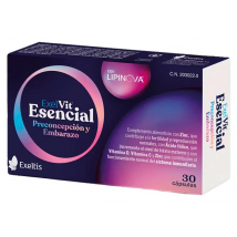 Exelvit Esencial 30 Cápsulas Suplemento para Embarazo y Preconcepción