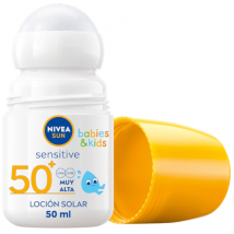 Solare Roll-On Bambini Sensibili SPF50 + Nivea Protezione Solare e Solare 50ml