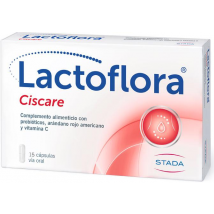 Lactoflora Ciscare Probiótico Arándano Rojo Bienestar Urinario 15 Cápsulas