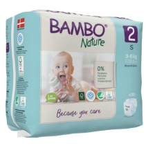 Bambo Nature Couche Taille 2 3-6kg 30 unités - Couche -