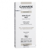 Gamarde White Effect Soin Éclat Nuit Bio 40ml pour Peau Normale, Peau Mixte, Peau Sensible
