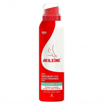 Akileine Spray Fraîcheur Vive 150ml - Drainant, Rafraîchissant, Défatiguant et Tonifiant -