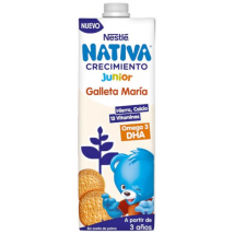 Nestlé Nativa Crecimiento Junior Galleta Maria +3 Años 1 L
