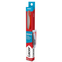 Lacer Cepillo Dental Medio + Pasta de Dientes 5 ml