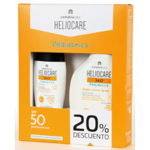 Heliocare 360 Pediatrics Mineral SPF50+ 50 ml + Spray per pelle atopica SPF50+ 250 ml